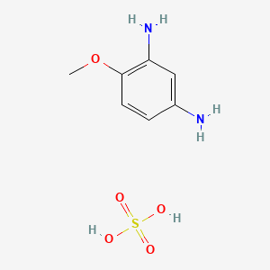 molecular formula C7H12N2O5S B3029314 2,4-二氨基苯甲醚硫酸盐 CAS No. 6219-67-6