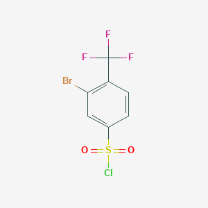 3-Bromo-4-(trifluoromethyl)benzene-1-sulfonyl chloride