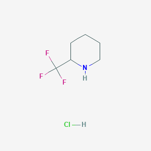 molecular formula C6H11ClF3N B3029347 2-(Trifluoromethyl)piperidine hydrochloride CAS No. 627533-08-8