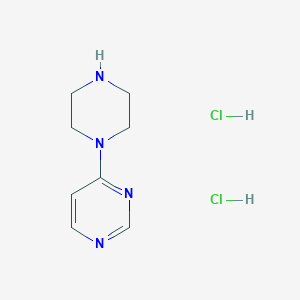 molecular formula C8H14Cl2N4 B3029369 4-(Piperazin-1-yl)pyrimidine dihydrochloride CAS No. 634468-72-7