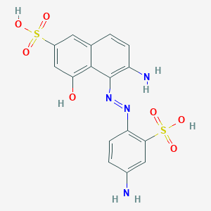 2-Naphthalenesulfonic acid, 6-amino-5-[(4-amino-2-sulfophenyl)azo]-4-hydroxy-, disodium salt