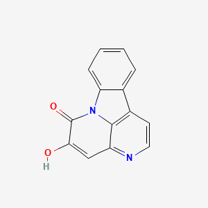 6H-Indolo[3,2,1-de][1,5]naphthyridin-6-one, 5-hydroxy-