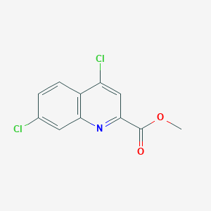 molecular formula C11H7Cl2NO2 B3029393 4,7-二氯喹啉-2-甲酸甲酯 CAS No. 643044-04-6