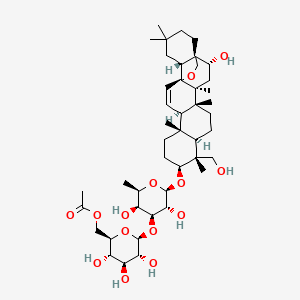 molecular formula C44H70O14 B3029394 6''-O-Acetylsaikosaponin D CAS No. 64340-45-0