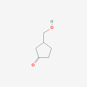 molecular formula C6H10O2 B3029397 3-(Hydroxymethyl)cyclopentanone CAS No. 64646-09-9