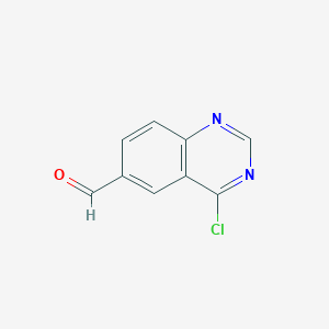 molecular formula C9H5ClN2O B3029401 4-氯喹唑啉-6-甲醛 CAS No. 648449-05-2