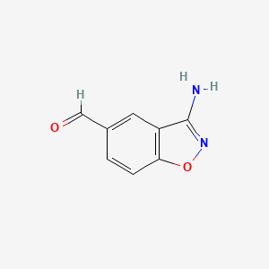 3-Amino-1,2-benzoxazole-5-carbaldehyde