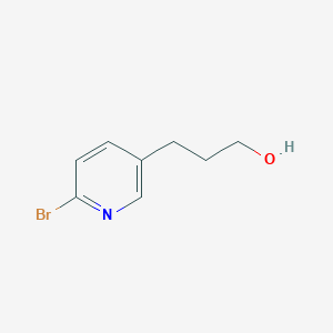molecular formula C8H10BrNO B3029424 3-(6-Bromopyridin-3-yl)propan-1-ol CAS No. 656827-76-8