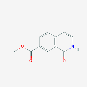 molecular formula C11H9NO3 B3029429 Methyl 1-oxo-1,2-dihydroisoquinoline-7-carboxylate CAS No. 658082-39-4