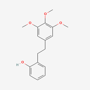 molecular formula C17H20O4 B3029431 2-[2-(3,4,5-Trimethoxyphenyl)ethyl]phenol CAS No. 65817-45-0