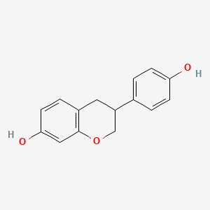 molecular formula C15H14O3 B3029434 3-(4-羟基苯基)色满-7-醇 CAS No. 66036-38-2