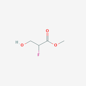 molecular formula C4H7FO3 B3029455 Methyl 2-fluoro-3-hydroxypropanoate CAS No. 671-30-7