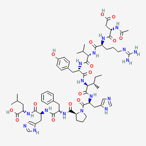 molecular formula C64H91N17O15 B3029466 乙酰-血管紧张素 I CAS No. 67509-13-1