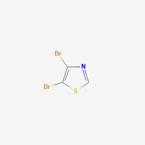 molecular formula C3HBr2NS B3029471 4,5-Dibromothiazole CAS No. 67594-67-6