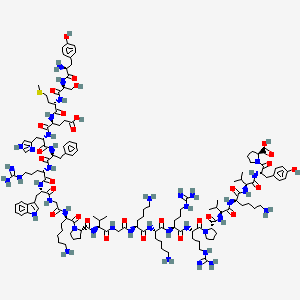 molecular formula C134H207N39O29S B3029479 ACTH (2-24) (human, bovine, rat) CAS No. 67654-32-4