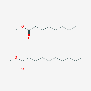 molecular formula C20H40O4 B3029483 Methyl octanoate and methyl decanoate CAS No. 67762-39-4