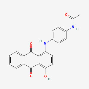 molecular formula C22H16N2O4 B3029486 1-(p-Acetamidoanilino)-4-hydroxyanthraquinone CAS No. 67905-17-3
