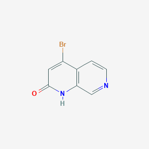 molecular formula C8H5BrN2O B3029487 4-bromo-1,7-naphthyridin-2(1H)-one CAS No. 67967-12-8