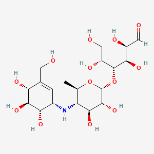 molecular formula C19H33NO13 B3029497 Acarviosine-glucose CAS No. 68128-53-0