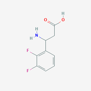 molecular formula C9H9F2NO2 B3029504 3-Amino-3-(2,3-difluorophenyl)propanoic acid CAS No. 682804-04-2