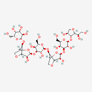 molecular formula C36H58O28 B3029508 Neoagarohexaitol CAS No. 68289-59-8