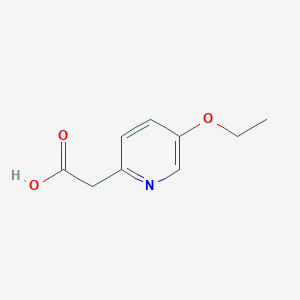 molecular formula C9H11NO3 B3029513 2-(5-Ethoxypyridin-2-yl)acetic acid CAS No. 683233-70-7