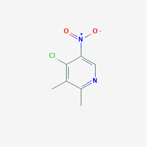 molecular formula C7H7ClN2O2 B3029525 4-Chloro-2,3-dimethyl-5-nitropyridine CAS No. 68707-73-3