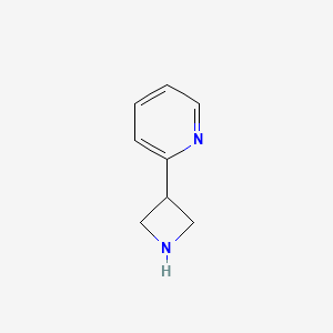 molecular formula C8H10N2 B3029527 2-(氮杂环丁-3-基)吡啶 CAS No. 687993-73-3