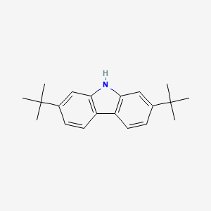 molecular formula C20H25N B3029540 2,7-二叔丁基-9H-咔唑 CAS No. 69386-35-2