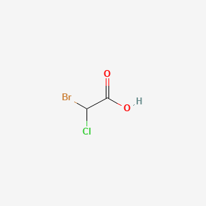 molecular formula C2H2BrClO2 B3029541 溴氯乙酸 CAS No. 69430-36-0