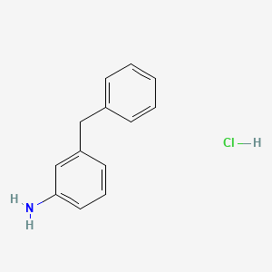 molecular formula C13H14ClN B3029544 3-苄基苯胺盐酸盐 CAS No. 6955-30-2