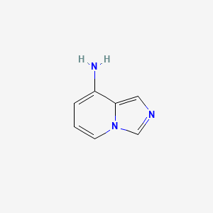 molecular formula C7H7N3 B3029552 咪唑并[1,5-A]吡啶-8-胺 CAS No. 697739-15-4