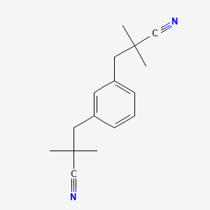 molecular formula C16H20N2 B3029553 α，α，α'，α'-四甲基-1,3-苯二丙腈 CAS No. 69774-36-3