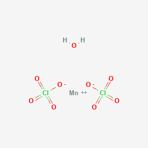 molecular formula Cl2H2MnO9 B3029557 Manganese(II) perchlorate hydrate CAS No. 698999-57-4