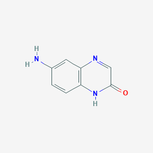 molecular formula C8H7N3O B3029558 6-氨基喹喔啉-2(1H)-酮 CAS No. 69904-06-9