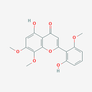 molecular formula C18H16O7 B3029562 Rivularin CAS No. 70028-59-0
