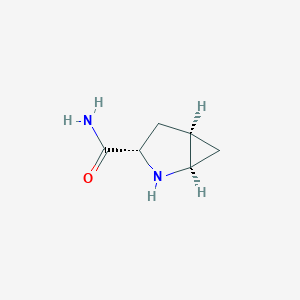 molecular formula C6H10N2O B3029563 (1R,3S,5R)-2-Azabicyclo[3.1.0]hexane-3-carboxamide CAS No. 700376-57-4