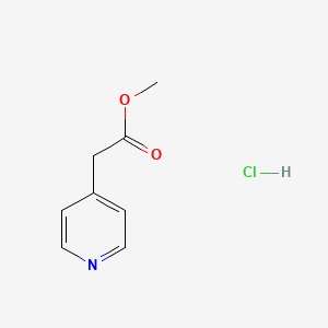 molecular formula C8H10ClNO2 B3029565 Methyl 4-pyridylacetate hydrochloride CAS No. 70199-68-7