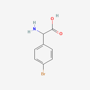 molecular formula C8H8BrNO2 B3029578 2-氨基-2-(4-溴苯基)乙酸 CAS No. 71079-03-3