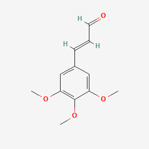 molecular formula C12H14O4 B3029581 3,4,5-Trimethoxycinnamaldehyde CAS No. 71277-13-9