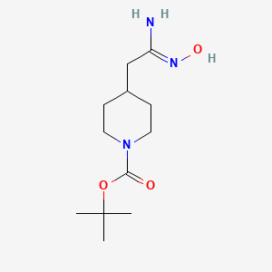 molecular formula C12H23N3O3 B3029583 Tert-butyl 4-[(2Z)-2-amino-2-(hydroxyimino)ethyl]piperidine-1-carboxylate CAS No. 713147-49-0