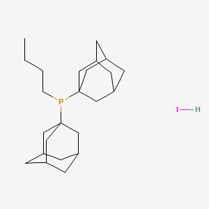 molecular formula C24H40IP B3029586 Di(1-adamantyl)-n-butylphosphine hydriodide CAS No. 714951-87-8