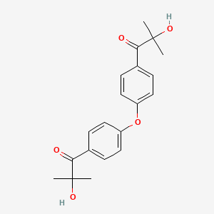 molecular formula C20H22O5 B3029595 1-丙酮，1,1'-(氧二-4,1-苯撑)双(2-羟基-2-甲基- CAS No. 71868-15-0
