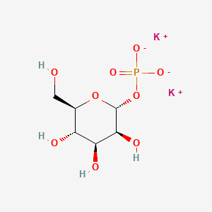molecular formula C6H11K2O9P B3029596 Dipotassium alpha-D-mannopyranose 1-phosphate CAS No. 71888-67-0