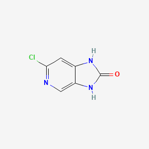 molecular formula C6H4ClN3O B3029600 6-Chloro-1H-imidazo[4,5-c]pyridin-2(3H)-one CAS No. 7205-43-8