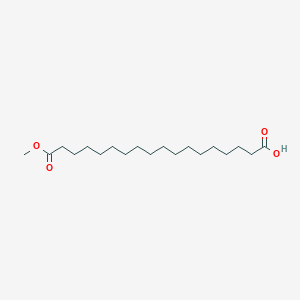 molecular formula C19H36O4 B3029622 18-甲氧基-18-氧代十八烷酸 CAS No. 72849-35-5