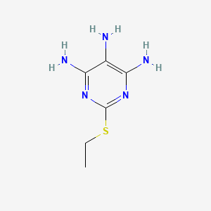 B3029626 2-(Ethylthio)pyrimidine-4,5,6-triamine CAS No. 73000-30-3