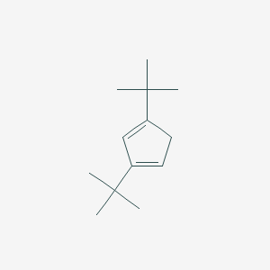 molecular formula C13H22 B3029630 1,3-环戊二烯，1,3-双(1,1-二甲基乙基)- CAS No. 73046-16-9