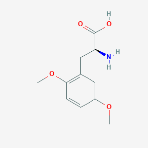 molecular formula C11H15NO4 B3029631 2,5-二甲氧基-L-苯丙氨酸 CAS No. 730927-12-5