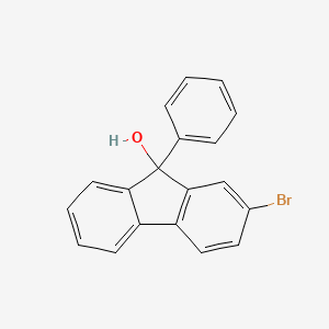 molecular formula C19H13BrO B3029648 2-溴-9-苯基-9H-芴-9-醇 CAS No. 736928-22-6